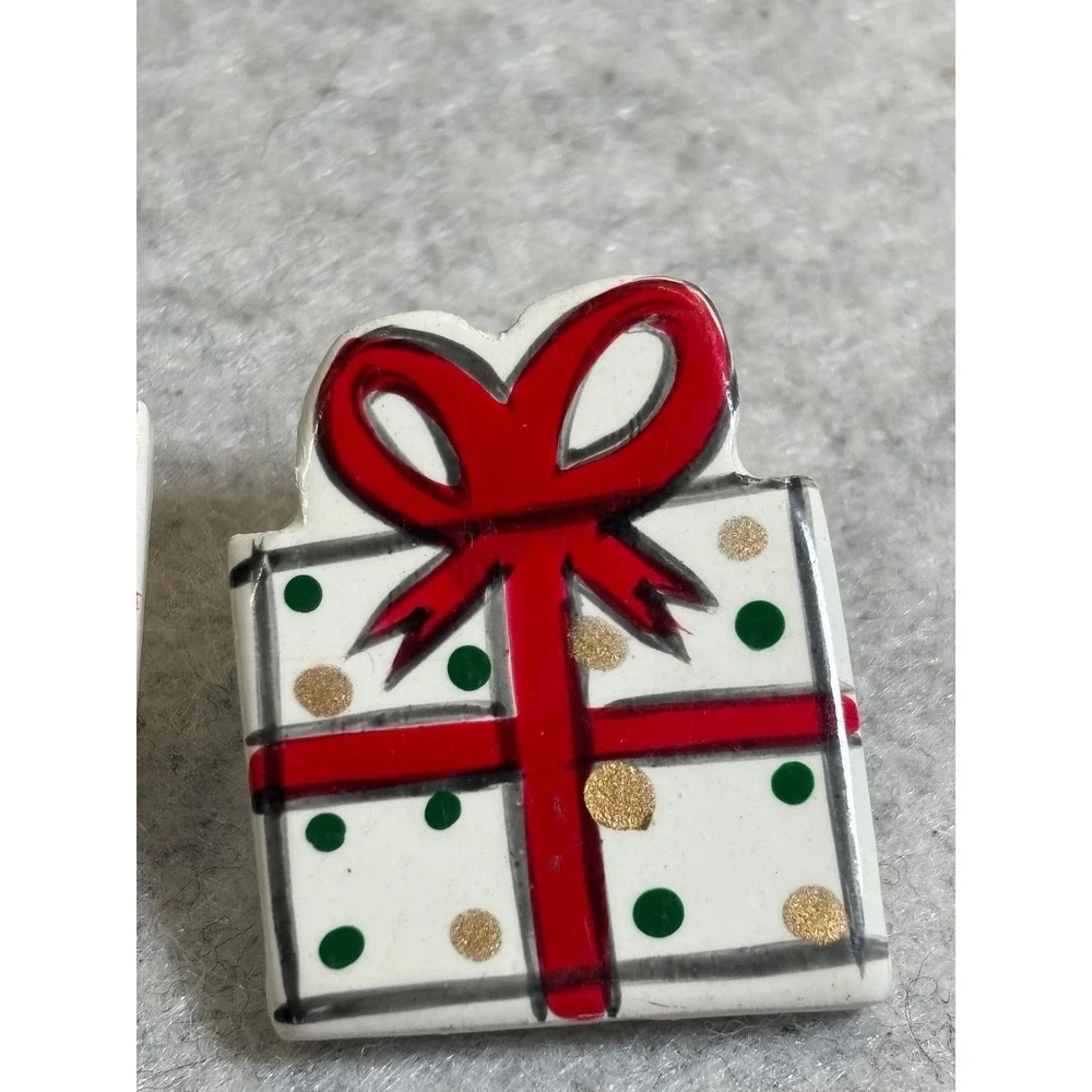 #1. Christmas Gift Box Earrings